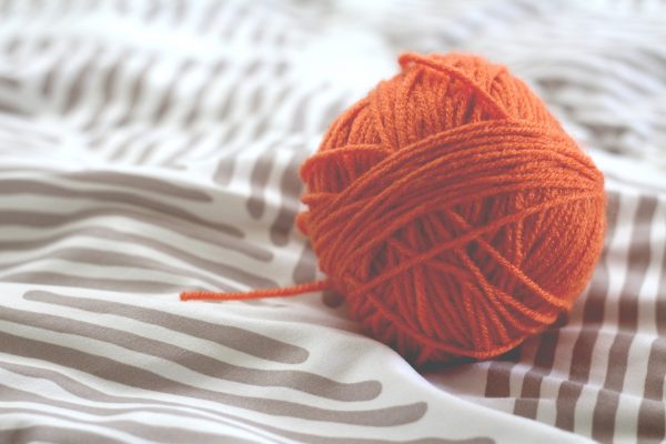 yarn, ball, knitting